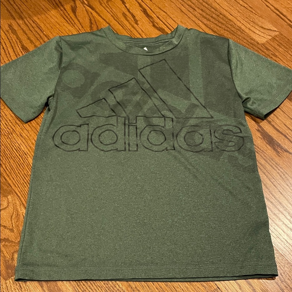 Adidas Kids Olive Graphic Tee